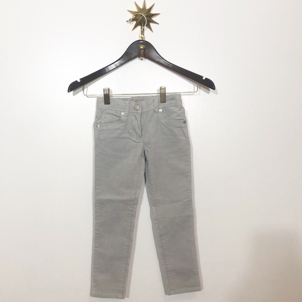 J. Crew/Crew cuts light grey corduroy pants